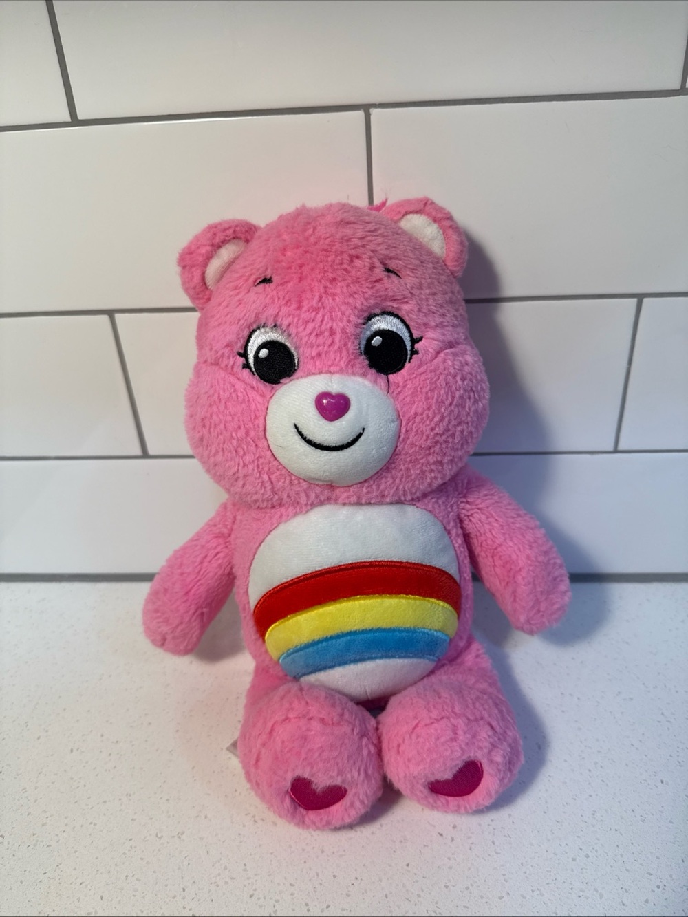 Care Bears Pink Rainbow Belly Plush